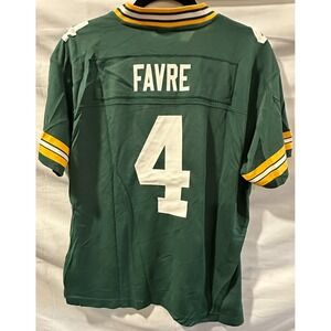 Green NFL Reebok Green Bay Packers Jersey Youth XL #4 FAVRE